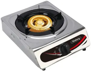 Gas Hob Ultra Parts Rosberg R51454A, 30 mbar, Stainless Steel, Cast Iron Burner