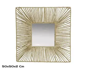 Настенное зеркало Decorlife Moon квадратное 50 x 50 x 2 см — Decorlife модель 8445393572703