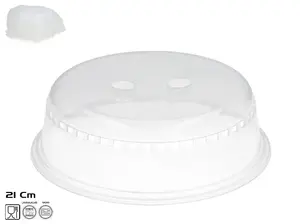 Крышка для микроволновки Gerimport 21 см — брызгозащитный щиток, размер 6 × 21 × 21 см