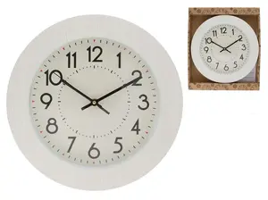 Sienas pulkstenis Decorlife 30 x 30 x 4 cm, 30 cm diametrs, modelis 8445393406312