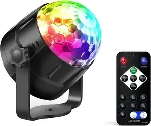 LED RGB Disco Ball Aptel ZS48 with Sound Sensor and Remote