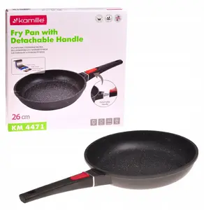 Frying Pan Kamille Panna 26 cm with Removable Handle, Kamille 4471