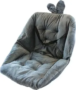 Outdoor seat cushion with backrest Apte AG690D 45×45 cm dark gray