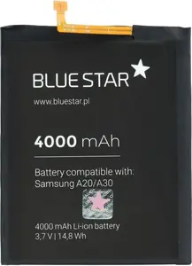 Battery Partner Tele.com for Samsung Galaxy A20/A30/A30s/A50 4000 mAh Li‑Ion Blue Star PREMIUM