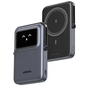 Пауэрбанк UGREEN UNO 10000 мА·ч с беспроводной зарядкой, черный