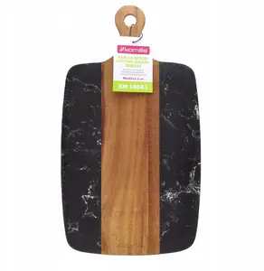 Cutting Board Kamille 10081 — wood and plastic, 40 × 22 × 1.3 cm