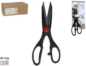 Кухонные ножницы KitchenCraft KITCHEN&GO, универсальные, 21 x 7,5 см