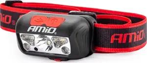 Headlamp Amio LH03 LED — compact head-mounted flashlight, battery-powered, portable