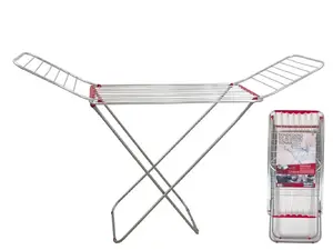 Veļas žāvētājs Gerimport 114 x 55 x 188 cm alumīnija, salokāms