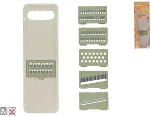 Овощерезка HP KITCHEN&GO с 6 лезвиями, зелёная, 2 x 31,5 x 10,3 см