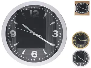 Настенные часы Decorlife 30 x 30 x 4.3 см, в золотом или серебряном исполнении