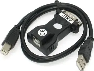 USB to RS-232 Adapter Apte 2520-uniw Black – USB-A to Serial (RS-232)