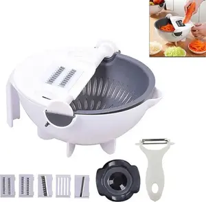 Роторная тёрка и дуршлаг для овощей Home Appliances AG693 — вращающаяся тёрка и сушка