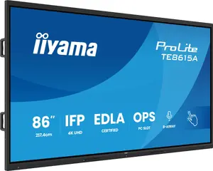 Интерактивный сенсорный дисплей IIYAMA TE8615A-B2AG 86" 4:3 PCAP для образования и совместной работы