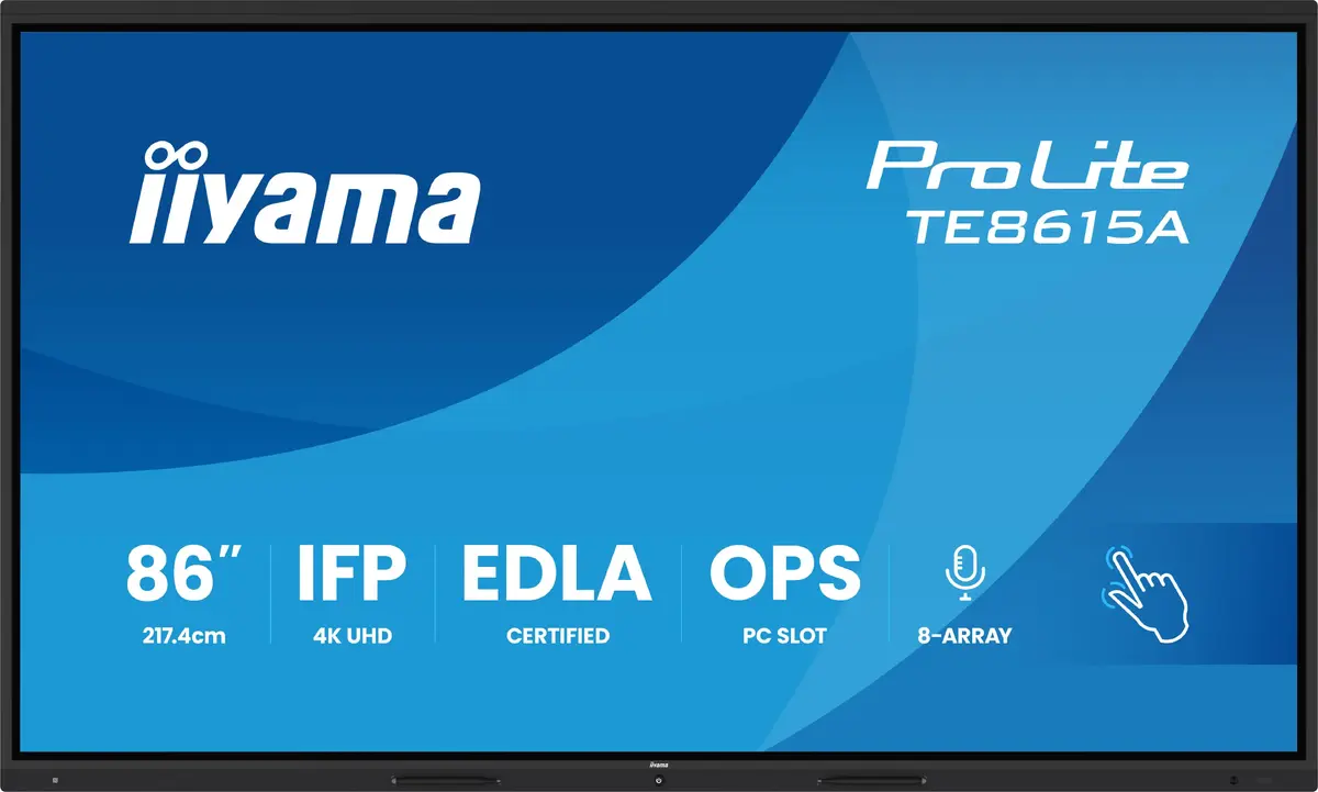 IIYAMA TE8615A-B2AG 86" интерактивный дисплей Photo 3