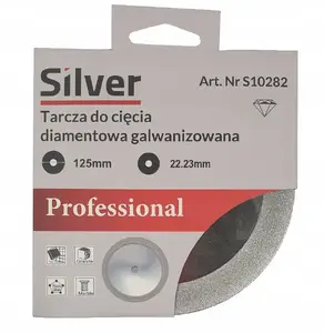 Алмазный отрезной диск Silver 125 x 1,1 x 15 мм для угловой шлифмашины