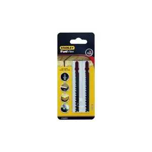 Reciprocating jigsaw blades STANLEY FATMAX STA25572 — 2 pcs, for wood