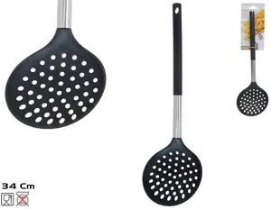 Kitchen foam skimmer Allesken Togo in black stainless steel 34.5 x 10 x 7 cm