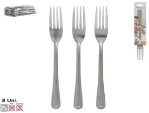 Cutlery Fork Set 3 pcs Lumarko KITCHEN&GO 21 x 1 x 4.5 cm