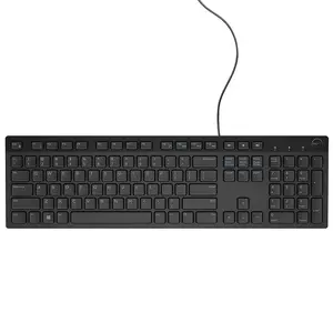 Keyboard DELL KB216 Universal USB QWERTY Estonian Black