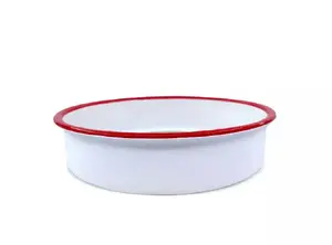 Kenda круглая эмалированная форма для выпечки Oliver Voltz 5V1222KR26 26×6,0 см белая