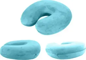 Car Travel Neck Pillow Aptel AG353F — U-shaped travel pillow, blue