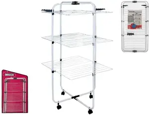 Veļas žāvētājs Gerimport 3 līmeņu 135×61×71 cm modelis 8430540785662