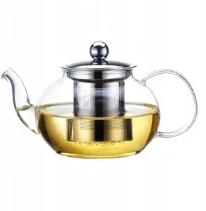 Glass teapot for brewing tea and herbal infusions Kamille 0783M 800 ml