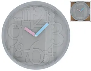 Настенные часы Decorlife 30×30×4,5 см, модель 8445393421728, аналоговые часы