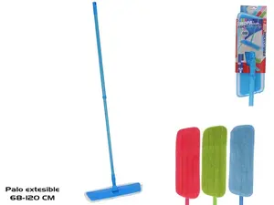 Microfiber Mop Gerimport 40 cm head with adjustable handle 68–120 cm