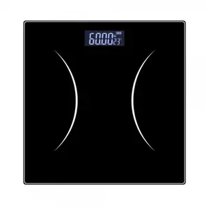 Elektroniskie ķermeņa svari HERDEGEN 5R51650GBK līdz 180 kg ar LCD displeju, melni