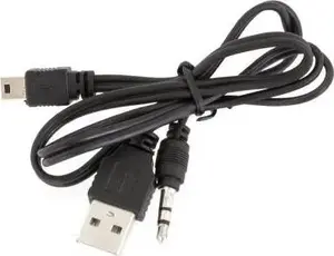 Кабель Aptel USB-A — мини‑джек 3,5 мм 0,5 м — Aptel 1210-uniw