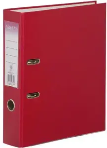 Ring Binder VauPe A4 75 mm burgundy (063/18) — A4 document binder, 75 mm spine
