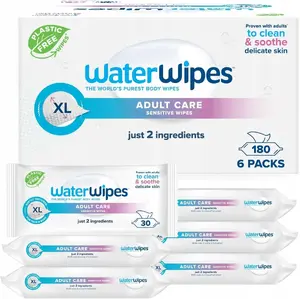 WATER WIPES 3in1 Sensitive+ Body & Intimate wet wipes for seniors 12 x 30 pcs