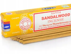 Incense sticks Satya Sandalwood 12 pcs, 15 g, 20 x 1 x 1 cm