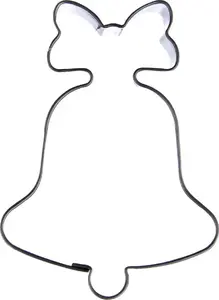 Cookie cutter ORION Bell-shaped gingerbread cutter universal, metal/plastic, model 124947