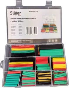 Heat-Shrink Sleeves with Glue Silver model 11379 — 328 pcs