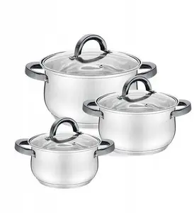 Cookware set Zilner Rosberg R51210O10 — stainless steel pots 18/20/22/24/26 cm