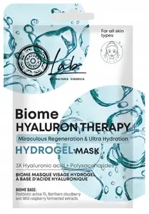 Hidrogēla atjaunojoša un mitrinoša sejas maska Heimish SIBERICA PROFESSIONAL Lab Biome Hyaluron Therapy 30 g