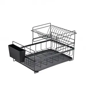 Dish Drying Rack HP Enterprise 5R53000PBL 2-level, 45×32.5×27.3 cm, black