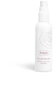Body and Hair Mist Ziaja Satin Glow 90 ml — nourishing fragrance mist for skin and hair