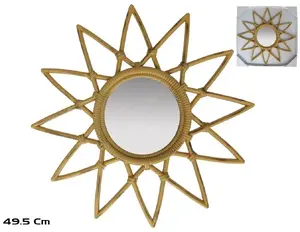 Настенное зеркало Decorlife звезда 49,5×49,5×1,8 см, декоративное зеркало