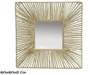 Настенное зеркало Decorlife Moon квадратное 60 x 60 x 2 см