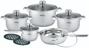 Kitchen utensil set Aptel Rosberg R51210L12BM – stainless steel, 12 pieces, model 51210L12BM