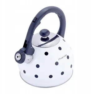 Stainless Steel Whistling Kettle Kamille 1070 WH, 2.0 L, white