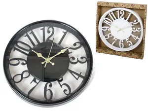 Настенные часы Decorlife 30 см, 2 варианта, размер 30 x 5 x 30 см