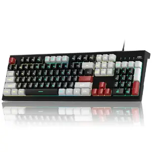 Mechanical keyboard MageGee K2 Knight Red B RGB — compact layout, US ANSI