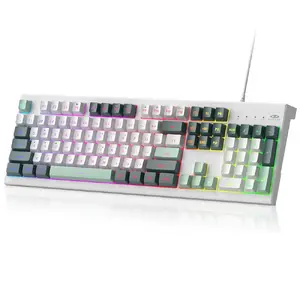 Mechanical keyboard MageGee K2 Green RGB US layout