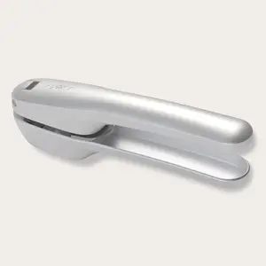 Garlic press Zyliss E960016 — aluminium body with stainless steel handle, single-piece kitchen tool