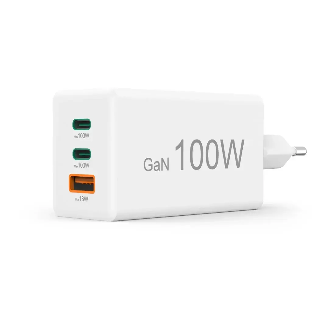 HAMA 100W GaN pārnēsājams lādētājs 2×USB‑C 1×USB‑A Photo 3